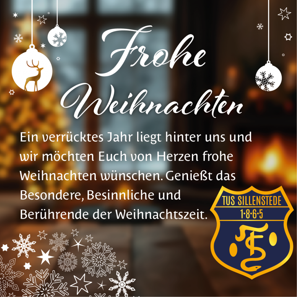 TuS Sillenstede wünschte frohe Weihnachten!